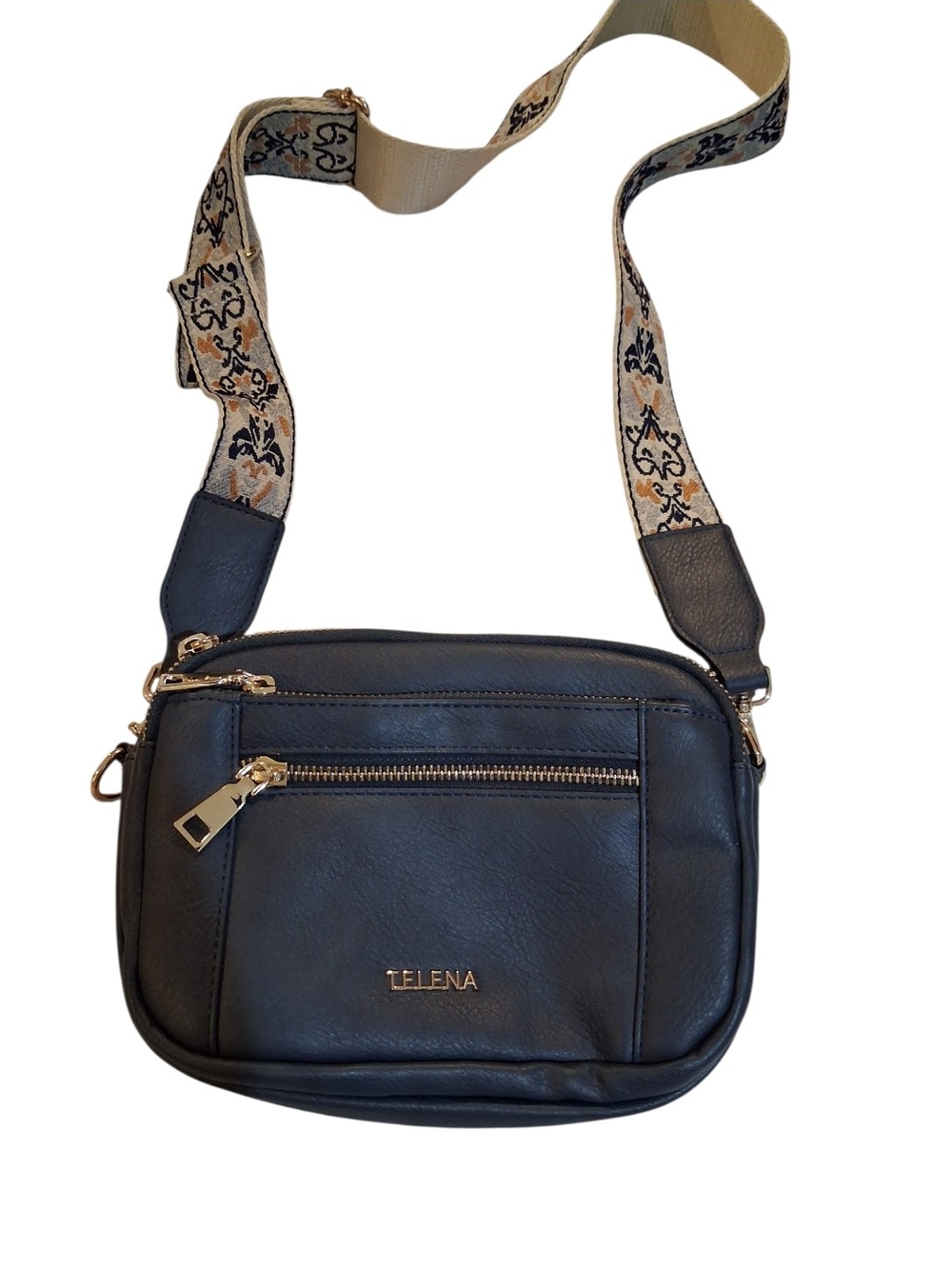 Telena Crossbody Bag with Decorative Strap